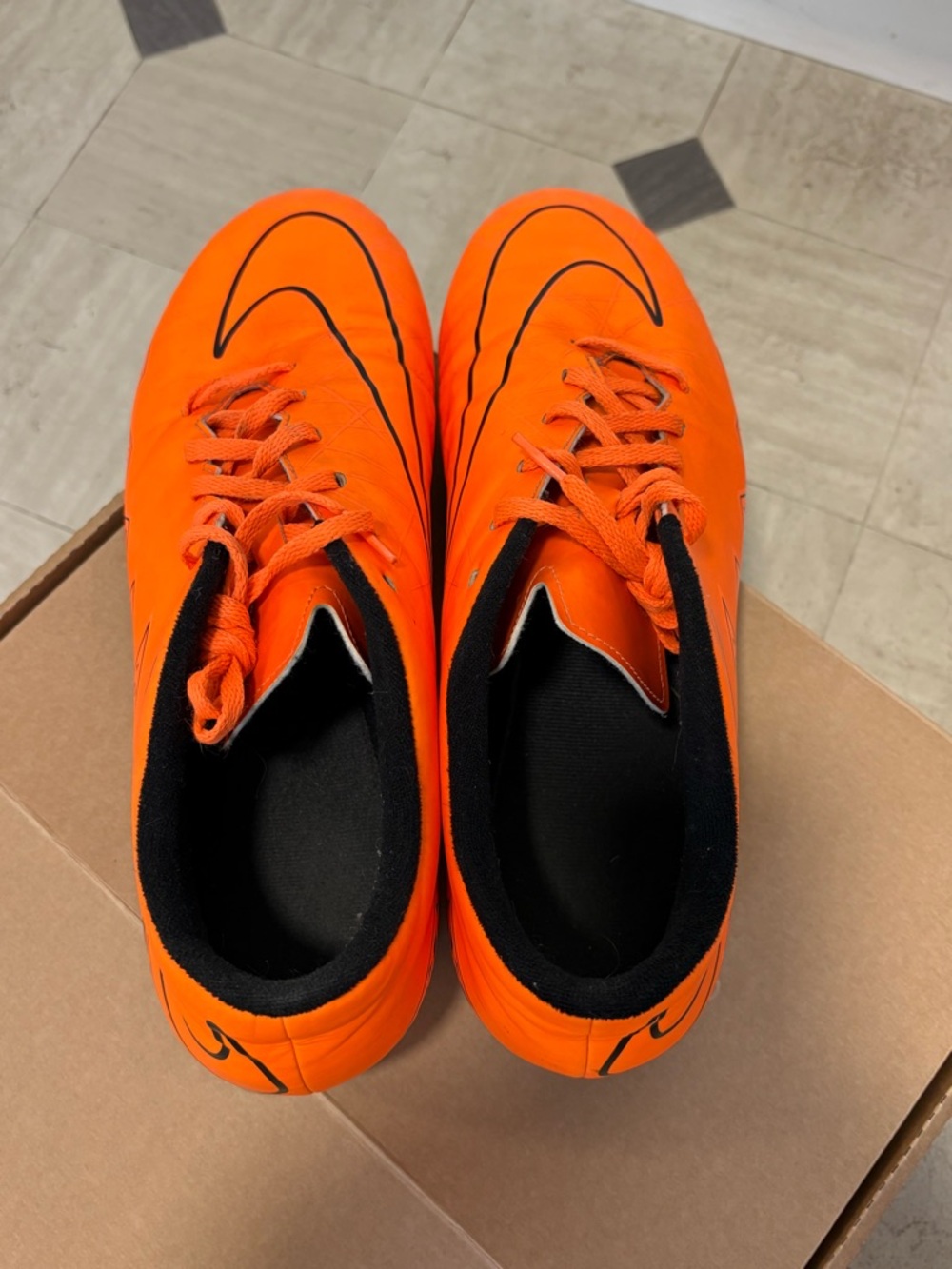 NIKE HYPERVENOM PHADE II FG ORANGE/BLACK 2015 SIZE 11.5 749889 888 - Picture 6 of 11